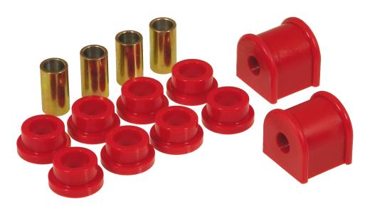 Prothane Rear Sway Bar and Endlink Bushings - 9/16 Inch - Red