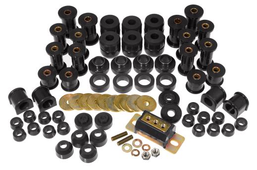 Prothane Total Front/Rear Bushings Kit - Black