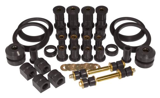 Prothane Total Front/Rear Bushings Kit - Black