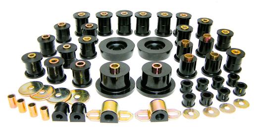 Prothane Total Front/Rear Bushings Kit - Black