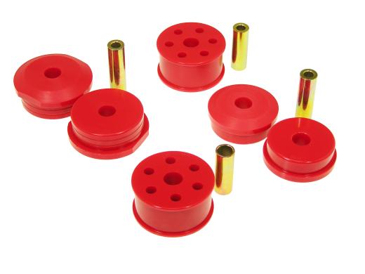 Prothane Motor Mount Inserts - 4 Mount Set - Red