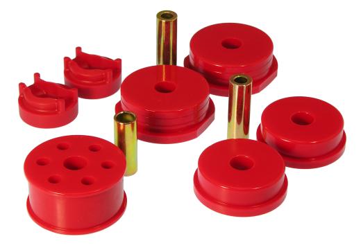 Prothane Motor Mount Inserts - 4 Mount Set - Red