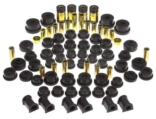 Prothane Total Front/Rear Bushings Kit - Black