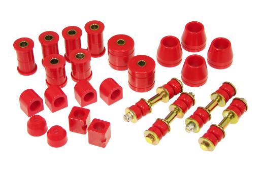 Prothane Total Front/Rear Bushings Kit - Red