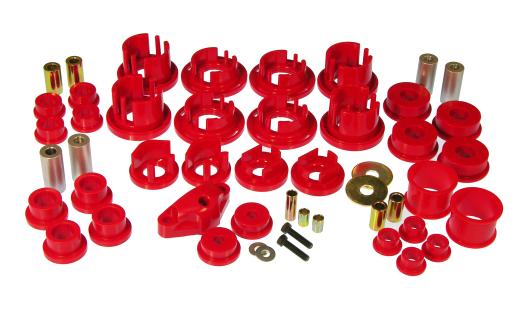 Prothane Total Front/Rear Bushings Kit - Red