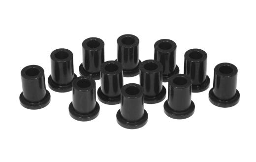 Prothane Front Leaf Spring Eye and Shackle Bushings Kit - Black