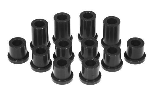 Prothane Front Leaf Spring Eye and Shackle Bushings Kit - Black