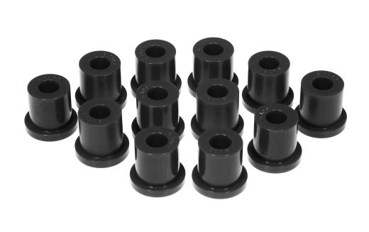 Prothane Front Leaf Spring Eye and Shackle Bushing Kit - Black