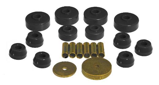 Prothane Body Mount Bushings and Radiator Support Bushings - Black