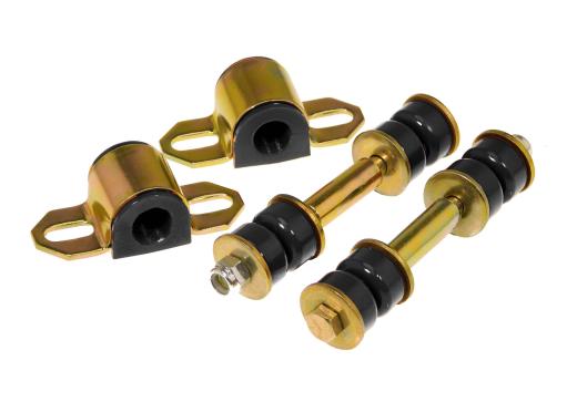 Prothane Front Sway Bar Bushings and Endlinks - 18mm - Black