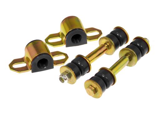 Prothane Front Sway Bar Bushings and Endlinks - 25mm - Black