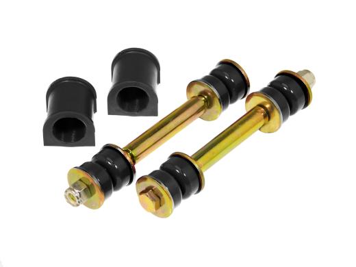 Prothane Front Sway Bar Bushings and Endlinks - 19mm - Black