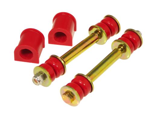 Prothane Front Sway Bar Bushings and Endlinks - 19mm - Red