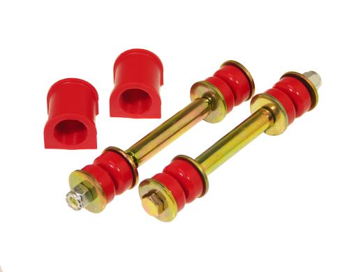 Prothane Front Sway Bar Bushings and Endlinks - 23mm - Red