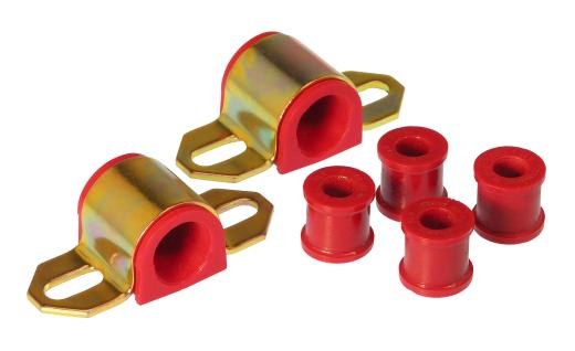 Prothane Front Sway Bar and Endlink Bushings - 23mm - Red