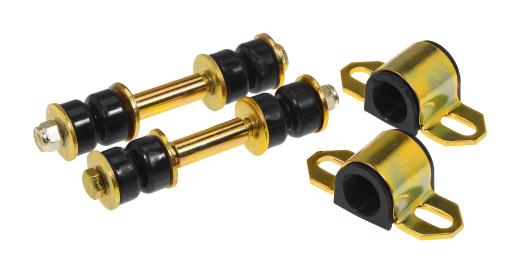 Prothane Front Sway Bar Bushings and Endlinks - 23mm - Black