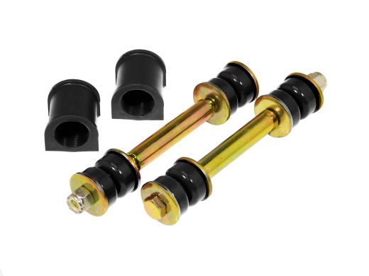 Prothane Front Sway Bar Bushings and Endlinks - 24mm - Black