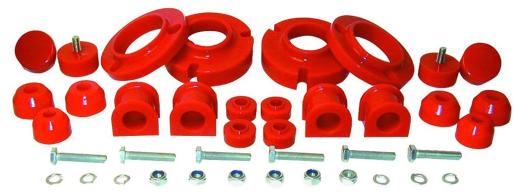 Prothane Coil Spring Bushings - Front Coil Spring Lift Spacer (Red)