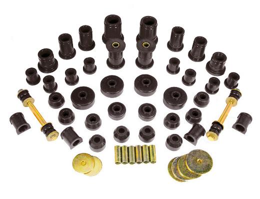 Prothane Total Front/Rear Bushings Kit - Black