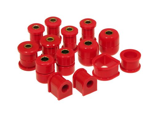 Prothane Total Front/Rear Bushings Kit - Red