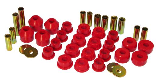 Prothane Total Front/Rear Bushings Kit - Red