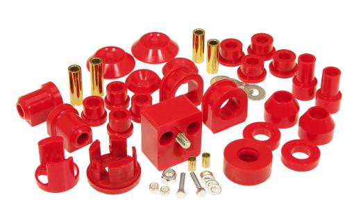 Prothane Total Front/Rear Bushings Kit - Red