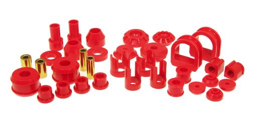 Prothane Total Front/Rear Bushings Kit - Red