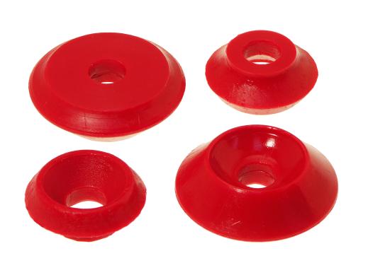 Prothane Rear Shock Tower Bushings - Red