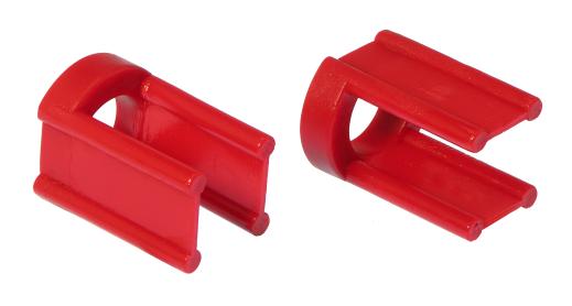 Prothane Rear Subframe Mount Inserts Kit - Red