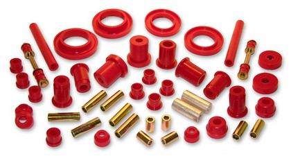 Prothane Total Front/Rear Bushings Kit - Red