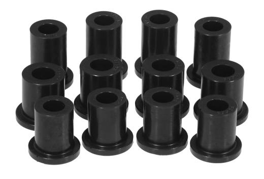 Prothane Rear Leaf Spring Eye and Shackle Bushings Kit - Black