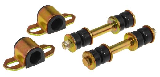 Prothane Front Sway Bar Bushings and Endlinks - 7/8 Inch - Black