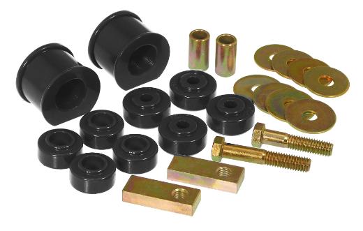 Prothane Front Sway Bar and Endlink Bushings - 15/16 Inch - Black