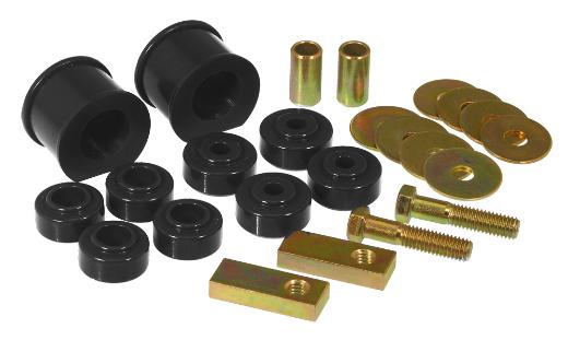 Prothane Front Sway Bar and Endlink Bushings - 1 1/16 Inch - Black