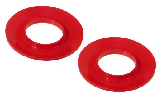 Prothane Coil Spring Bushings -  Front Lower Coil Spring Isolaters (Red)