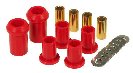 Prothane Front Control Arm Bushings (without outer metal shells) - Red