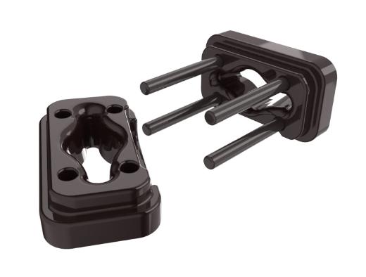 Prothane Cummins Motor Mount Inserts - Black