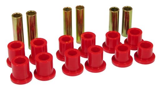 Prothane Rear Leaf Spring Bushings - Super Cab - Red