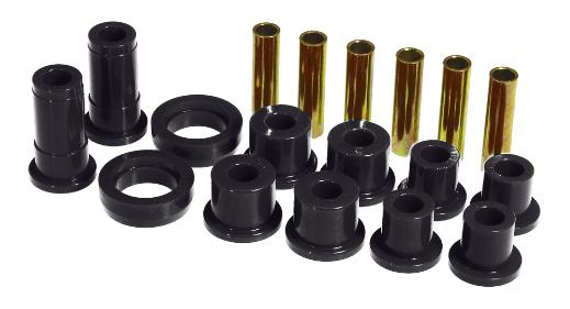 Prothane Leaf Spring Bushings - Rear Spring Eye and Shackle (Black)