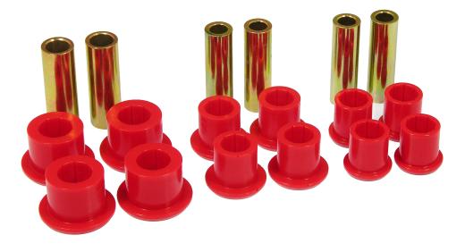 Prothane Rear Leaf Spring Bushings - Red