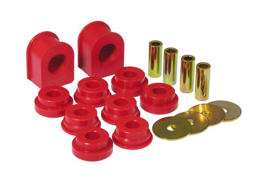 Prothane Front Sway Bar and Endlink Bushings - 30mm - Red