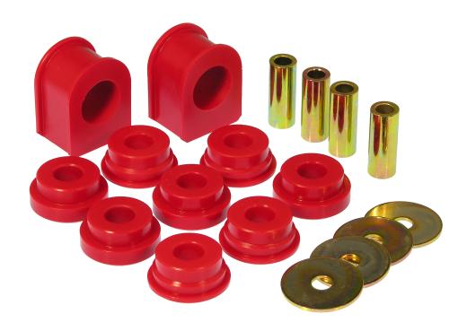 Prothane Front Sway Bar and Endlink Bushings - 32mm - 1.5 Inch Endlink Eyes - Red