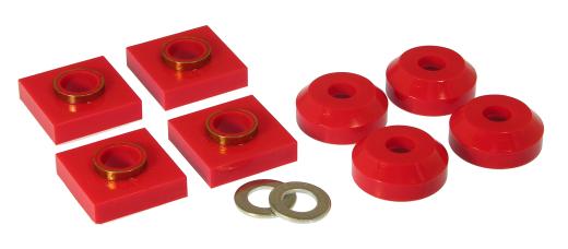 Prothane Transfer Case Mounts - Red