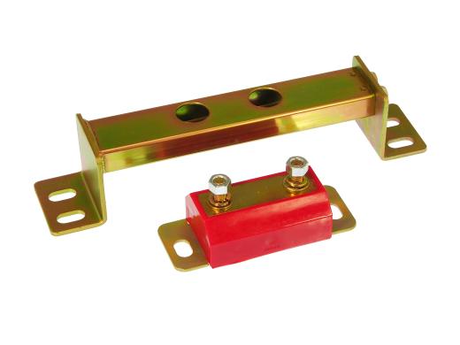 Prothane Transmission Mount and Crossmember - Red