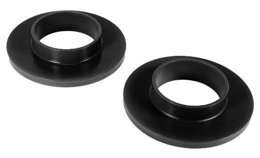 Prothane Front Upper Spring Isolators - Black