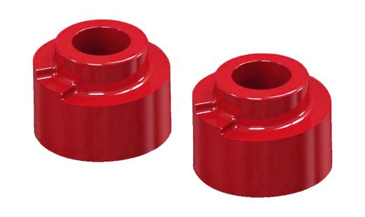 Prothane Front Coil Spring Spacer Kit - 2.5 Inch - Red