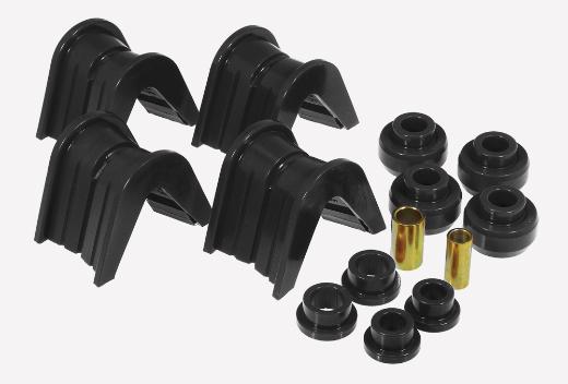 Prothane Complete 14-Piece Kit - 2 Degree Offset C Bushings - Black