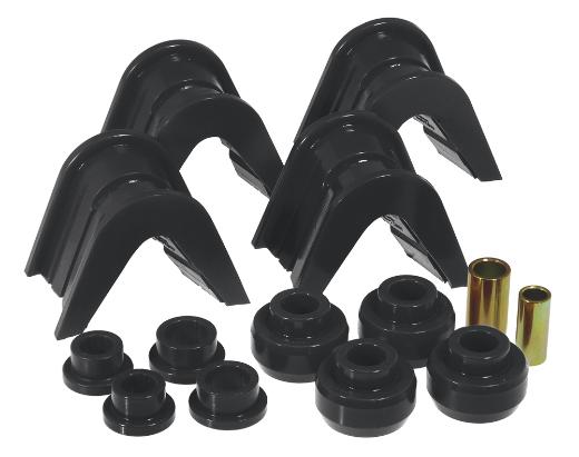 Prothane Complete 14-Piece Kit - 4 Degree Offset C Bushings - Black