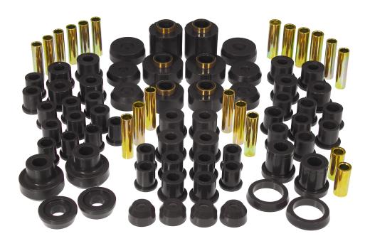 Prothane Total Front/Rear Bushings Kit - Black Standard and Extra Cab