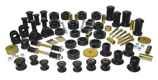 Prothane Total Front/Rear Bushings Kit - Black